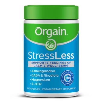 Orgain StressLess Supplement - Vegan Ashwagandha GABA Magnesium