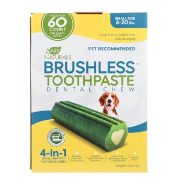 Ark Naturals Brushless Toothpaste 4-in-1 Dental Chew