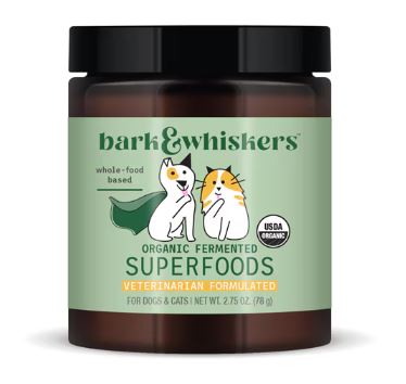 Bark & Whiskers Organic Fermented Super Foods Vet Formulated Supplement for Dogs & Cats