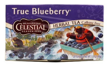 Celestial Seasonings Herbal Tea Caffeine Free True Blueberry