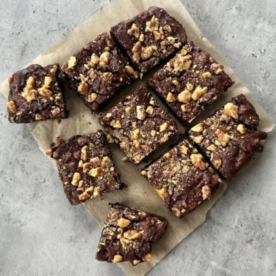 Chocolate Chip Brownies With Walnuts