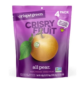 Crispy Green Non-GMO Crispy Fruit - 4 Pack All Pear 