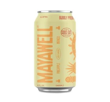 Mayawell Sparkling Soda Prebiotic With Turmeri Pineapple Mango