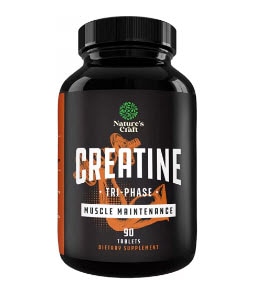 Nature's Craft Creatine Tri-Phase -- 90 Tablets