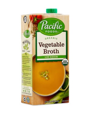 Pacific Foods Organic Vegetable Broth Low Sodium -- 32 fl oz