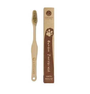 Petique Eco-Friendly Bamboo Pet Toothbrush