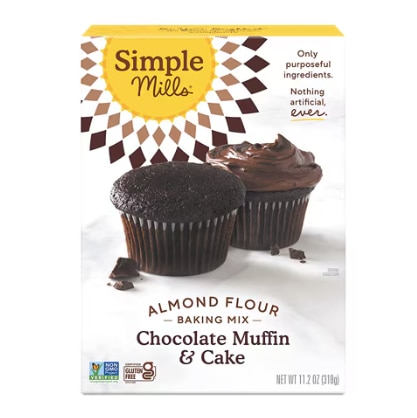 Simple Mills Gluten-Free Almond Flour Chocolate Muffin & Cake Baking Mix
