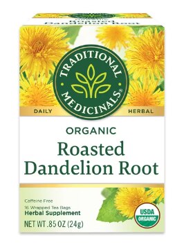 Traditional Medicinals Herbal Tea Organic Roasted Dandelion Root