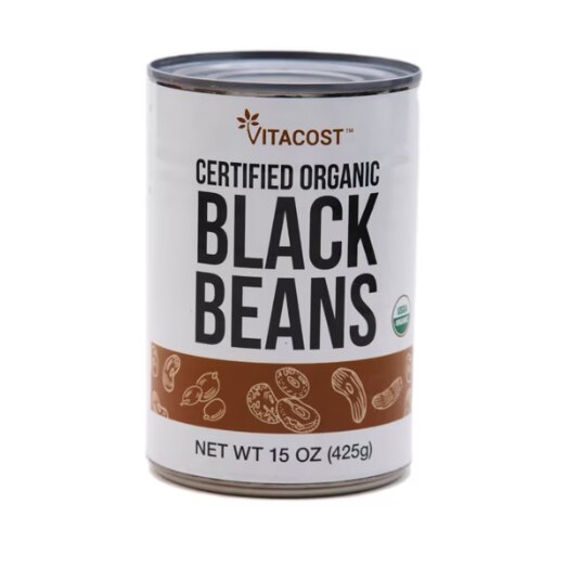 Vitacost Certified Organic Black Beans