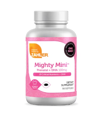Zahler Mighty Mini Prenatal Plus DHA