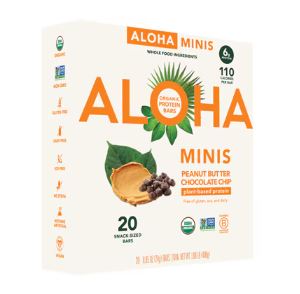 Aloha Protein Mini Bars Peanut Butter Chocolate Chip Aloha Protein Mini Bars Peanut Butter Chocolate Chip