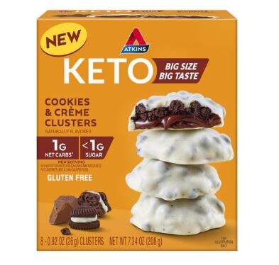 Atkins Keto Clusters Cookies & Creme