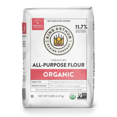 King Arthur Baking Company Organic Unbleached All-Purpose Flour