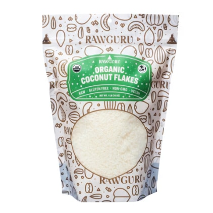 RawGuru Coconut Flakes Raw Organic