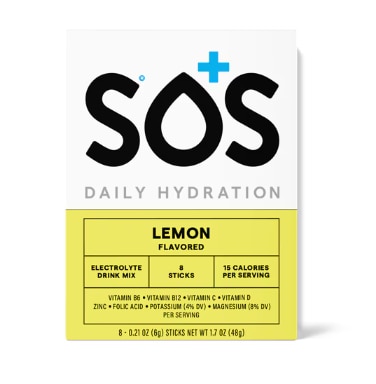 SOS Hydration Daily Hydration Electrolytes Lemon