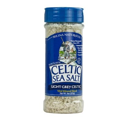 Selina Naturally Celtic Sea Salt Shaker Light Grey Coarse