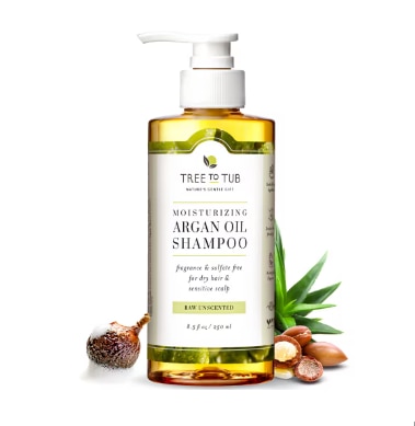 Tree to Tub Ultra Gentle Unscented Shampoo for Sensitive Scal