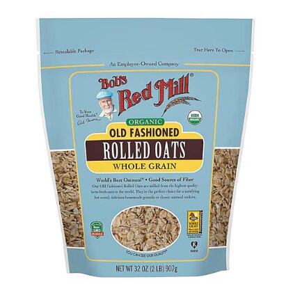 Bob's Red Mill Organic Whole Grain Rolled Oats Old Fashioned