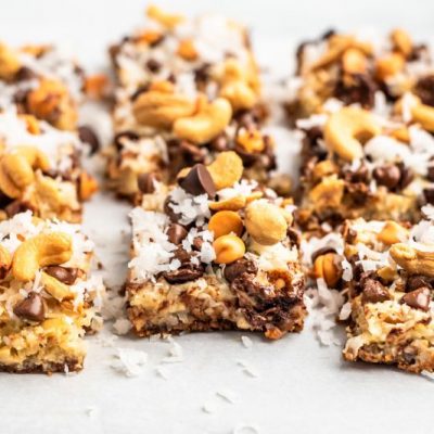 Caramel Cashew Bars