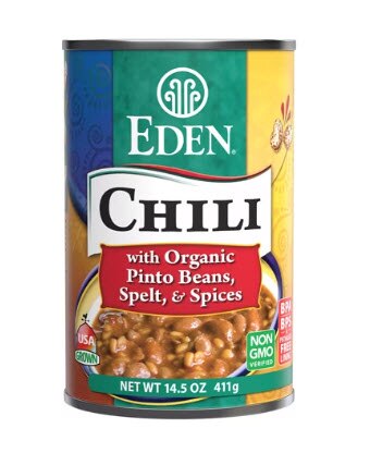 Eden Foods Chili Pinto Beans Spelt & Spices