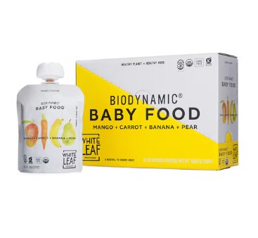 Biodynamic Baby Food Food Stage 2 - 6 months & Up Veggie & Fruit - 6+ Months