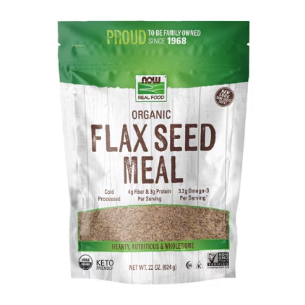 NOW Foods Organic Flax Seed Meal
