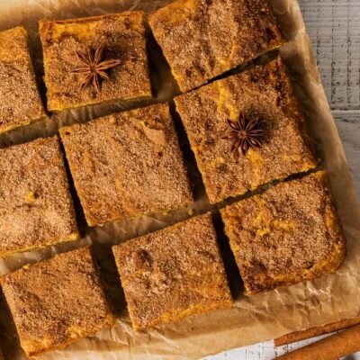 Pumpkin Mochi Cake