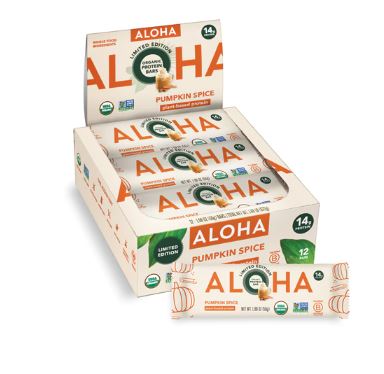 ALOHA Organic Plant-Based Protein Bars Pumpkin Spice