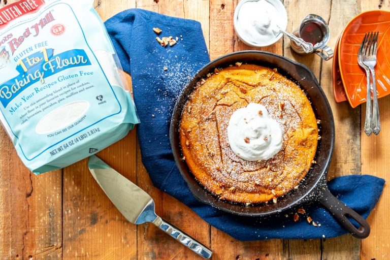 Pumpkin Spice Baked Pancake (GlutenFree)