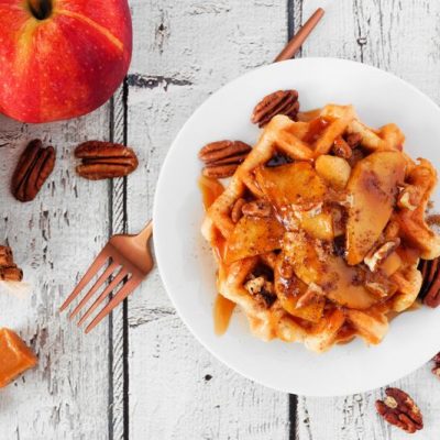 Cinnamon Apple Waffles (Gluten-Free)