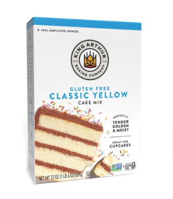 King Arthur Baking Company Yellow Cake Mix Gluten Free -- 22 oz