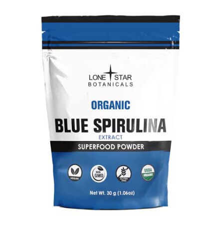 Lone Star Botanicals Organic Blue Spirulina Extract Powder