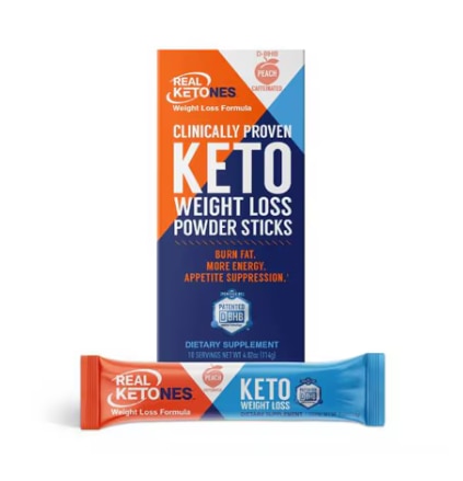 Real Ketones Keto Weight Loss Powder Sticks