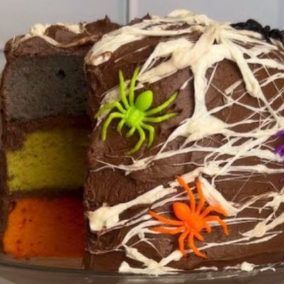 Spider Web Cake (Gluten-Free)