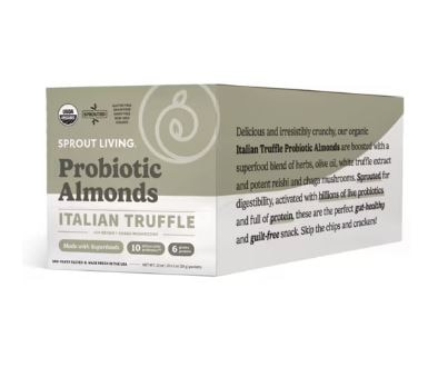 Sprout Living Probiotic Almonds Italian Truffle