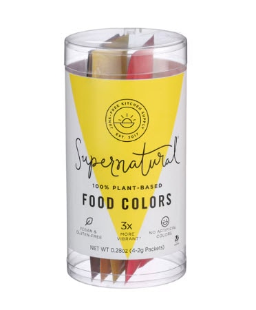Supernatural Plant-Based Food Colors -- 0.28 oz