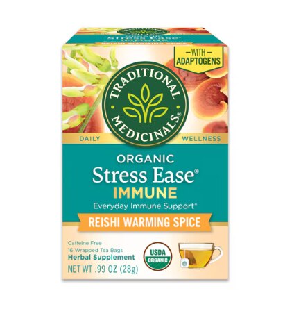 Traditional Medicinals Organic Stress Ease Immune with Adaptogens