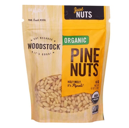 Woodstock Non-GMO Organic Kosher Pine Nuts -- 6 oz