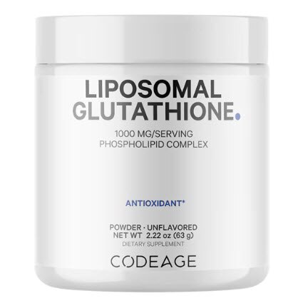 Codeage Liposomal Glutathione Powder 1000 mg Supplement -- 2.22 oz Codeage Liposomal Glutathione Powder 1000 mg Supplement -- 2.22 oz