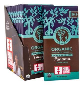 Equal Exchange Organic Dark Chocolate Panama Extra Dark