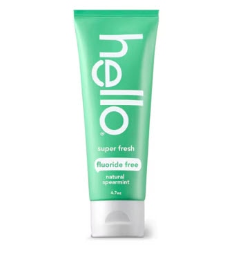 Hello Toothpaste Fluoride Free Super Fresh
