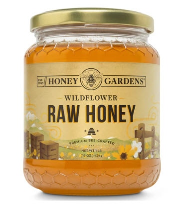 Honey Gardens Wildflower Raw Honey -- 1 lb