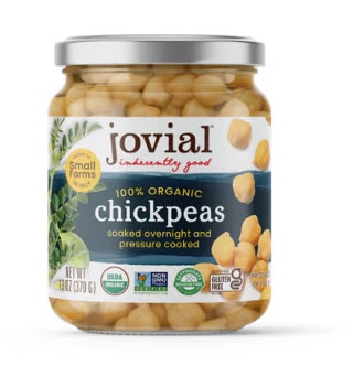 Jovial Organic Chickpeas -- 13 oz