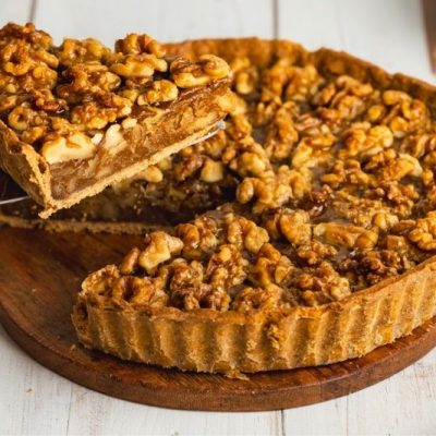 Maple Caramel Walnut Tart