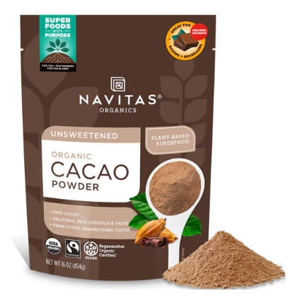 Navitas Organics Cacao Powder -- 16 oz