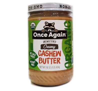 Once Again Cashew Butter Creamy Unsweetened