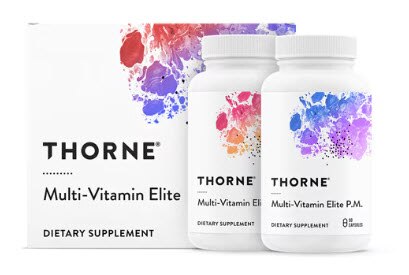 Thorne Research Multi-Vitamin Elite AM & PM - NSF Certified for Sport -- 180 Capsules