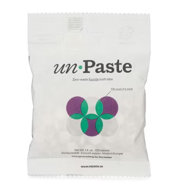 Unpaste Fluoride Toothpaste Tabs Mint