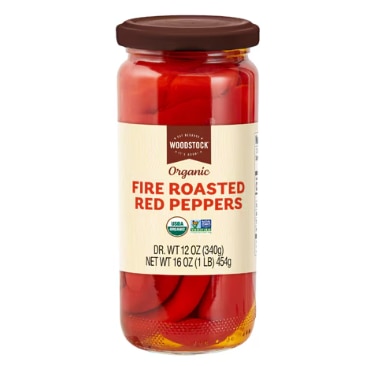 Woodstock Non-GMO Fire-Roasted Red Peppers