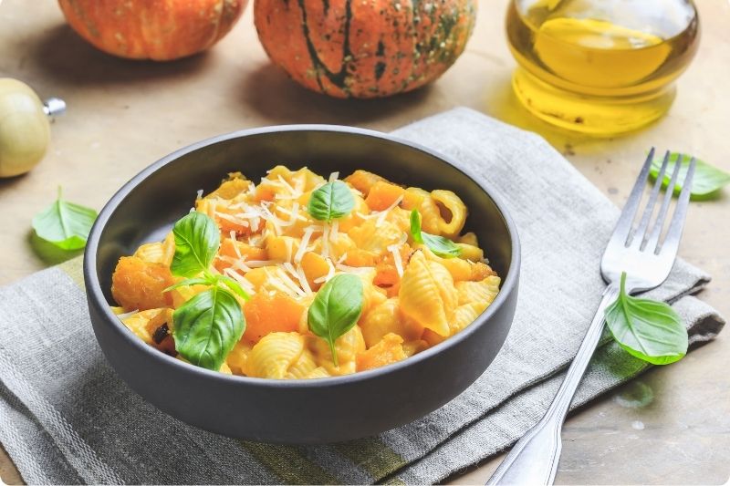 Vegan Creamy Pumpkin Pasta